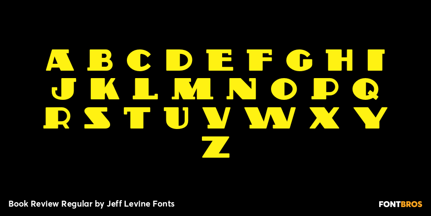 Book Review Regular Font Poster #2