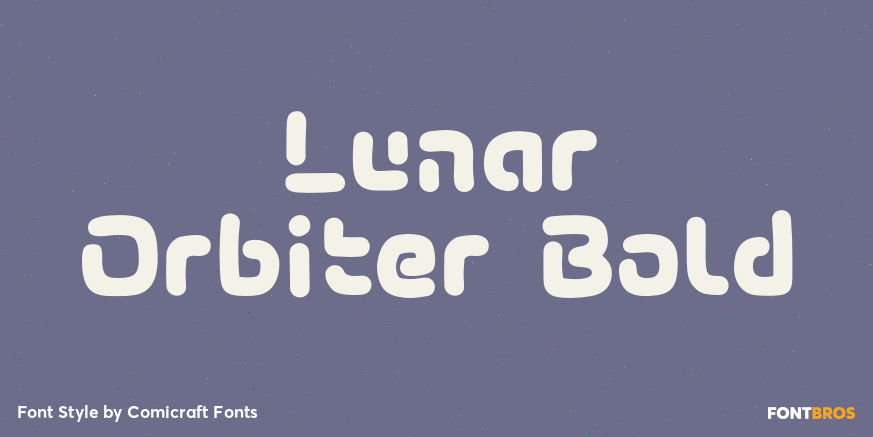 Lunar Orbiter Bold Poster