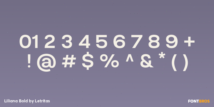 Liliana Bold Font Poster #4