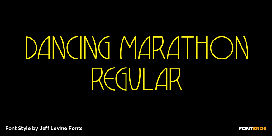 Dancing Marathon Regular Poster