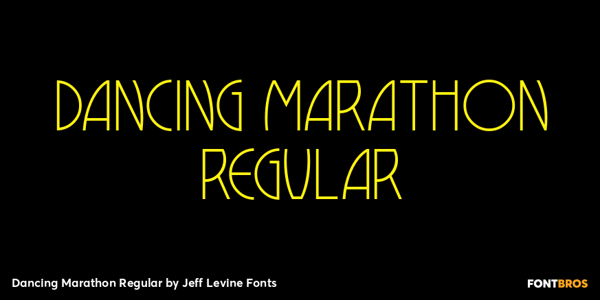 Dancing Marathon Regular Poster