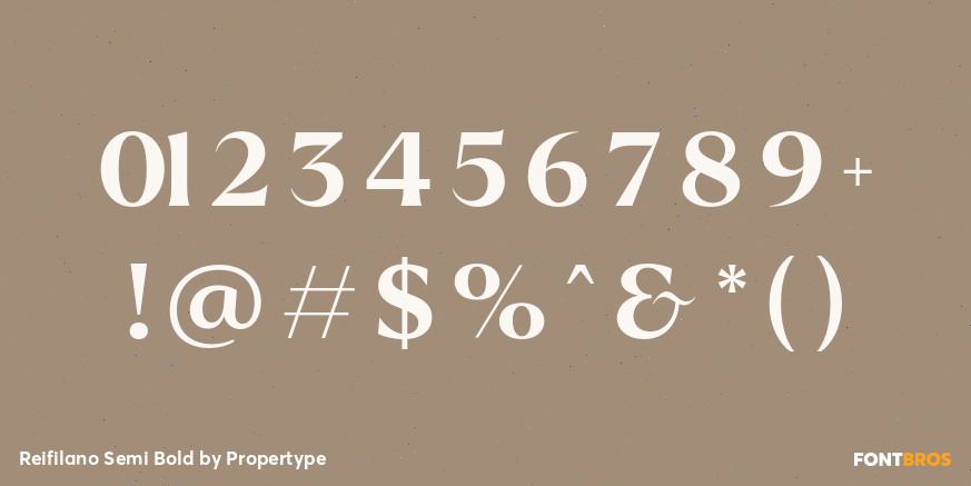 Reifilano Semi Bold Font Poster #4