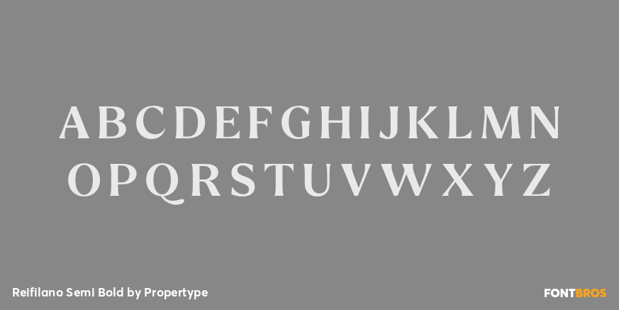 Reifilano Semi Bold Font Poster #2