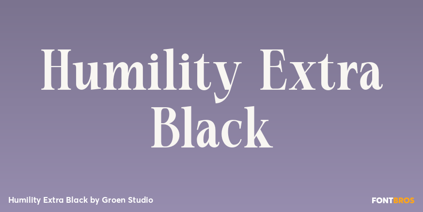 Humility Extra Black Poster