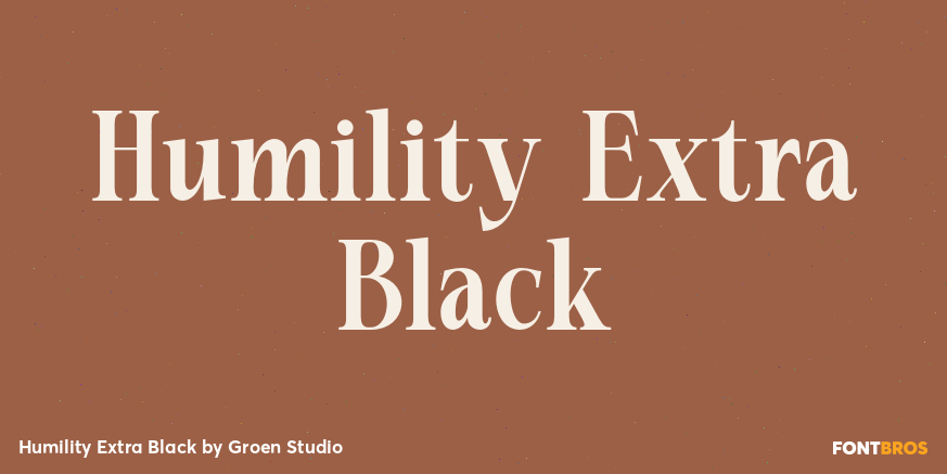 Humility Extra Black Poster