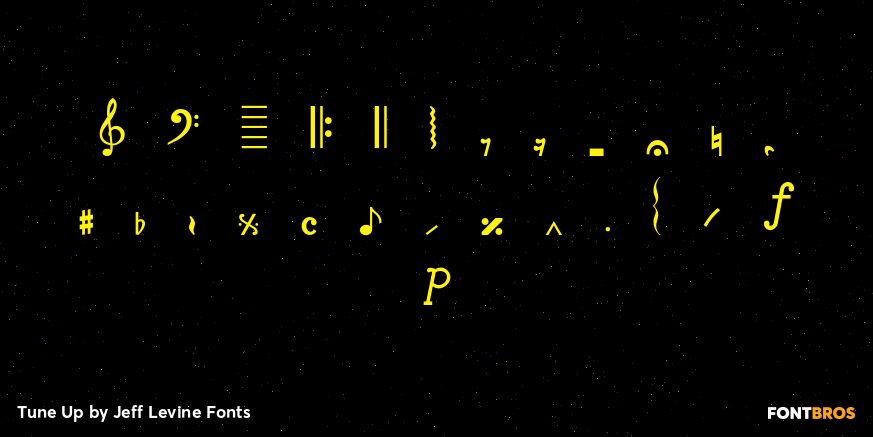 Tune Up Font Poster #3
