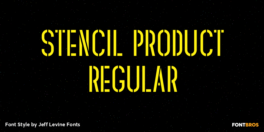 Stencil Product Regular Poster