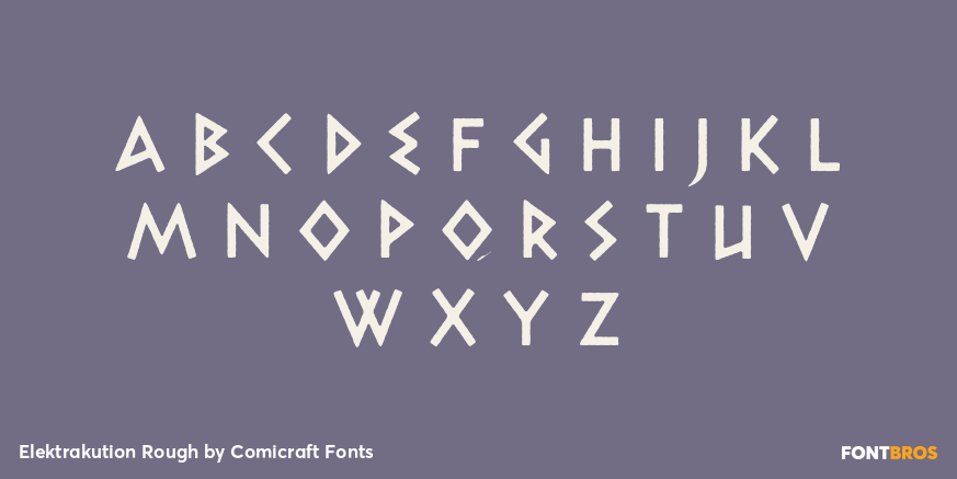 Elektrakution Rough Font Poster #2