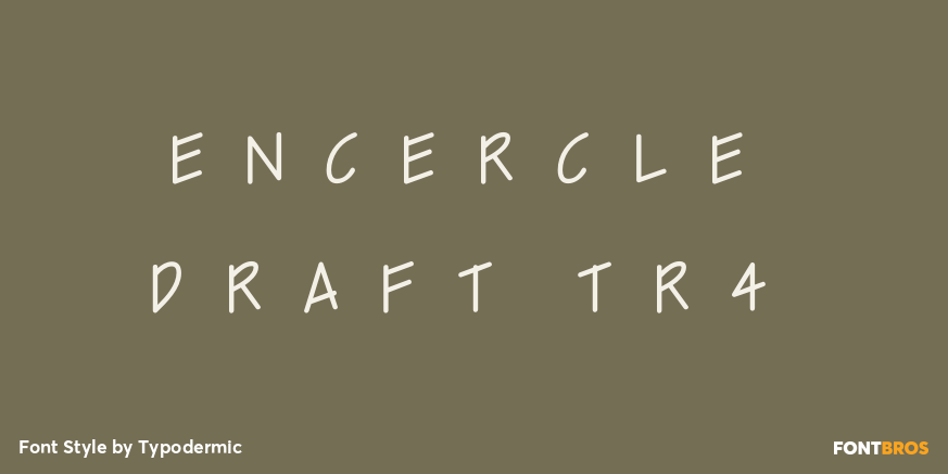 Encercle Draft TR4 Poster
