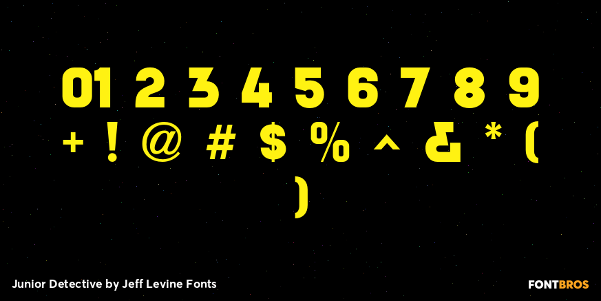 Junior Detective Font Poster #4