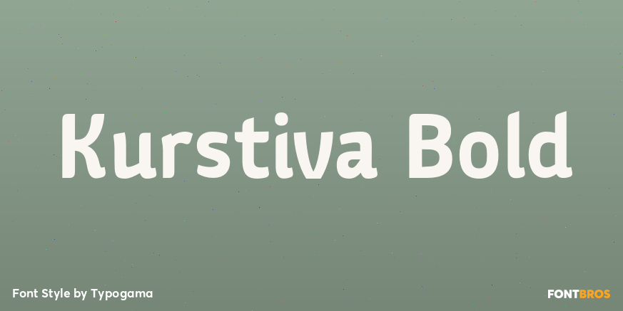 Kurstiva Bold Poster
