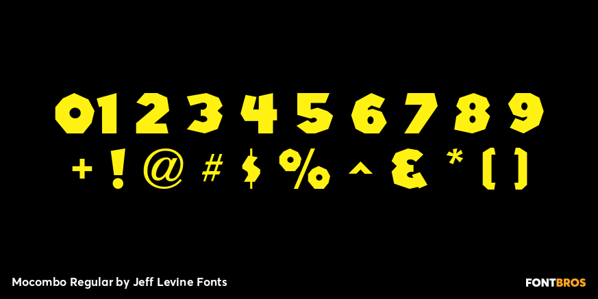 Mocombo Regular Font Poster #4
