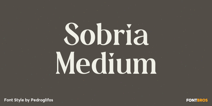 Sobria Medium Poster