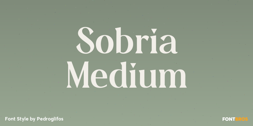 Sobria Medium Poster
