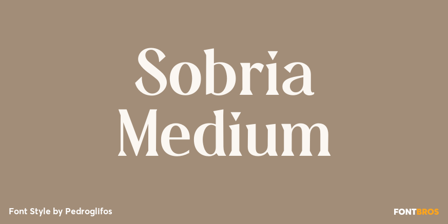 Sobria Medium Poster