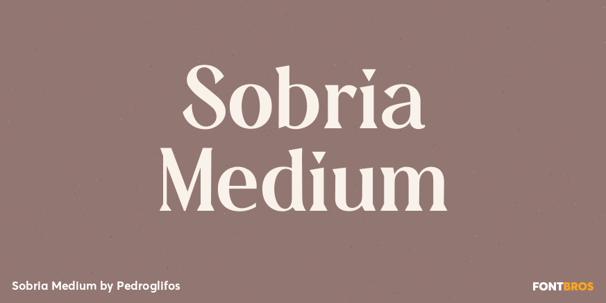 Sobria Medium Poster