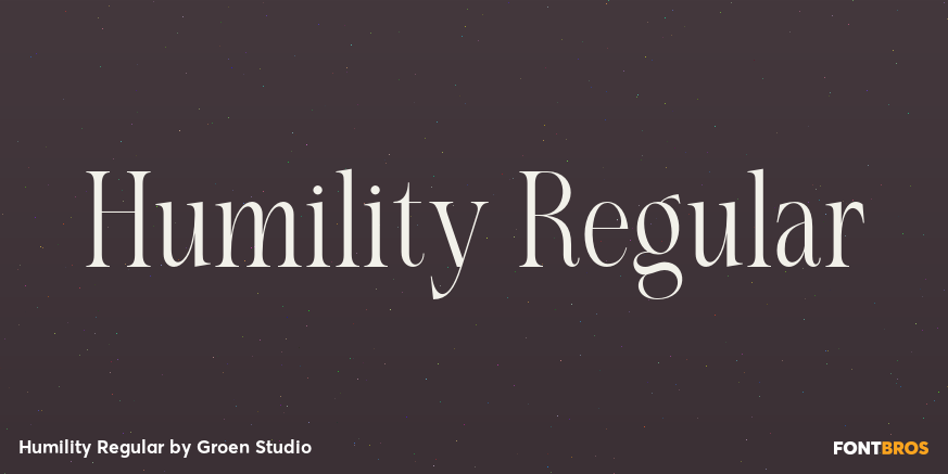 Humility Regular Poster