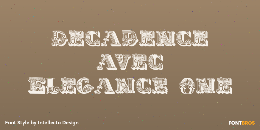 Decadence avec Elegance One Poster