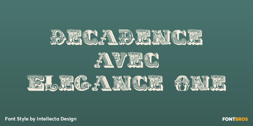 Decadence avec Elegance One Poster