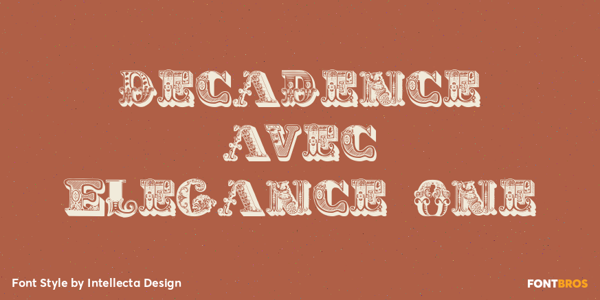 Decadence avec Elegance One Poster