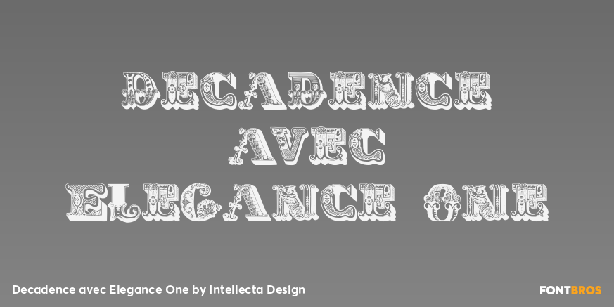 Decadence avec Elegance One Poster