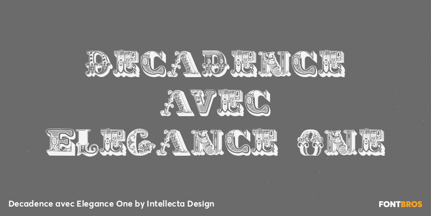 Decadence avec Elegance One Poster