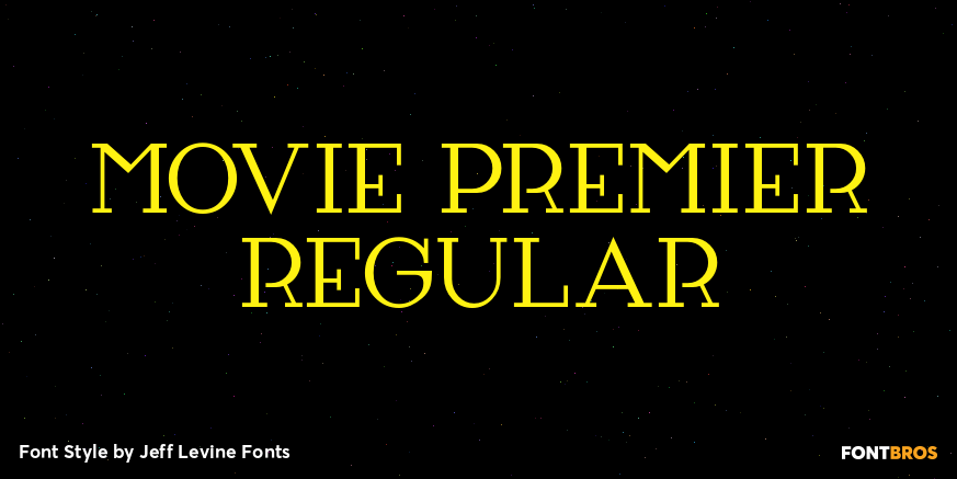 Movie Premier Regular Poster