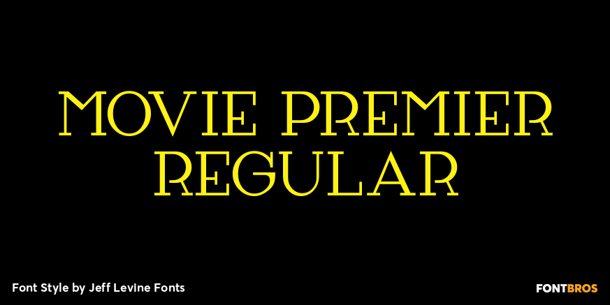 Movie Premier Regular Poster