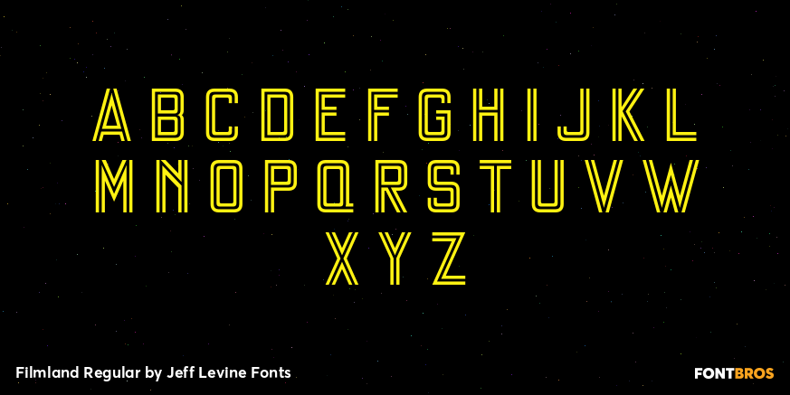 Filmland Regular Font Poster #3