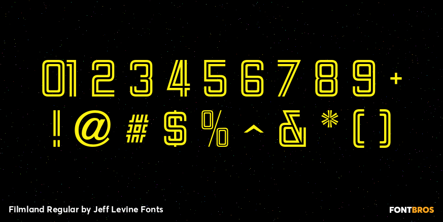 Filmland Regular Font Poster #4