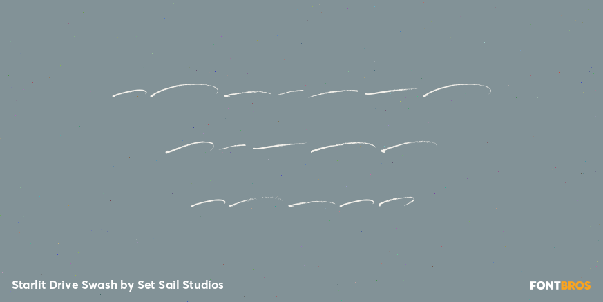 Starlit Drive Swash Poster