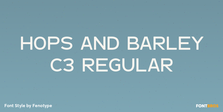 Hops And Barley C3 Regular Poster