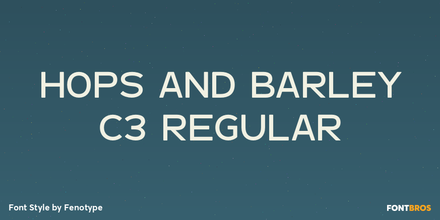 Hops And Barley C3 Regular Poster