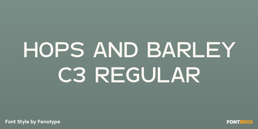 Hops And Barley C3 Regular Poster