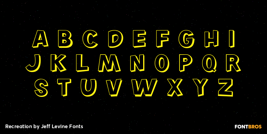 Recreation Font Poster #2