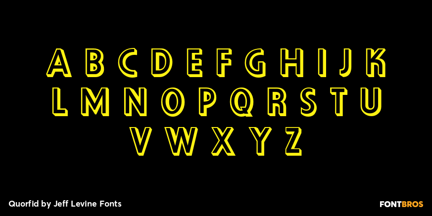 Quorfid Font Poster #3