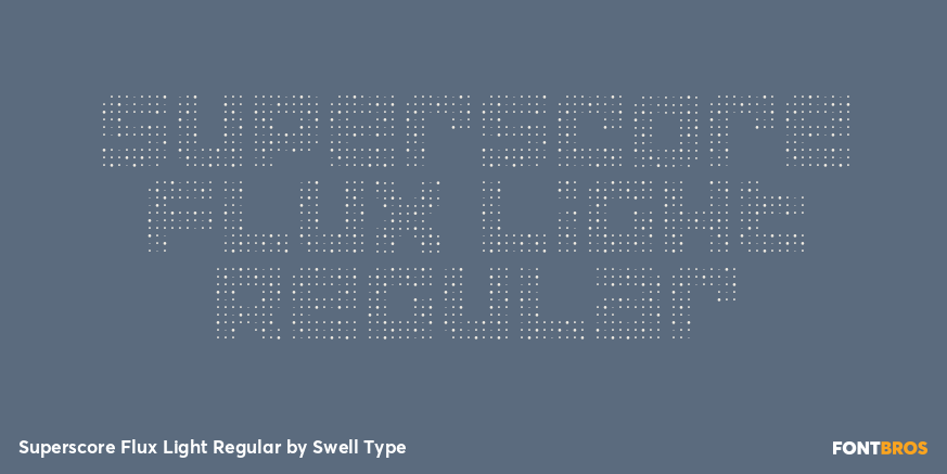Superscore Flux Light Regular Poster