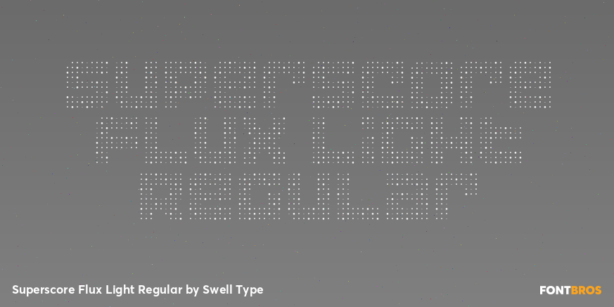 Superscore Flux Light Regular Poster