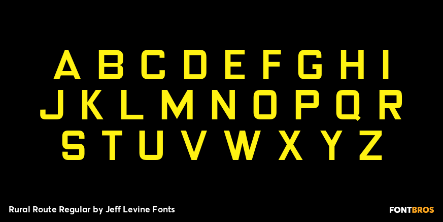 Rural Route Regular Font Poster #3