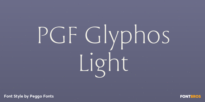 PGF Glyphos Light Poster