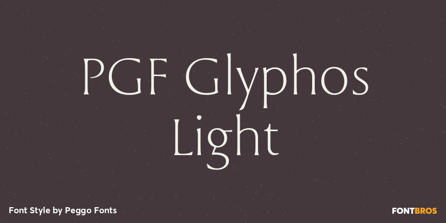 PGF Glyphos Light Poster