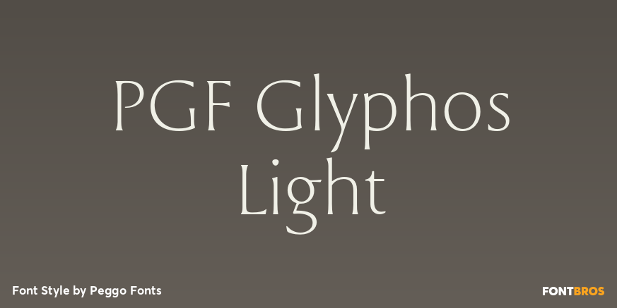 PGF Glyphos Light Poster