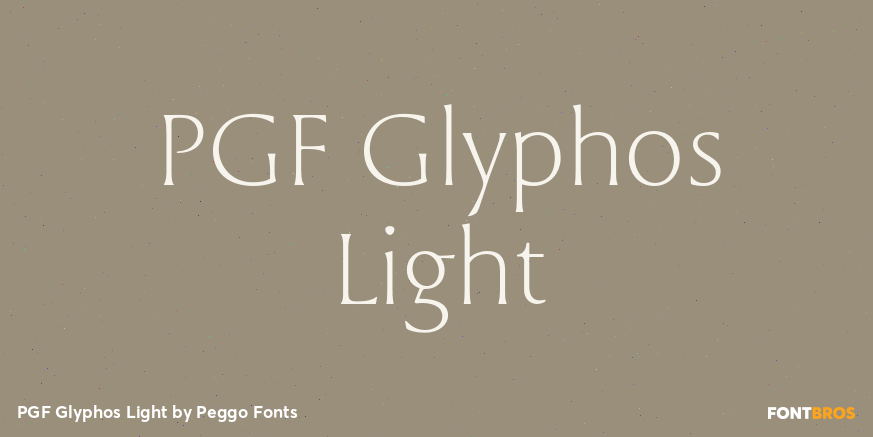 PGF Glyphos Light Poster