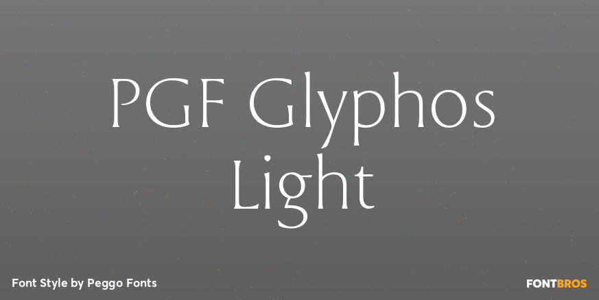 PGF Glyphos Light Poster