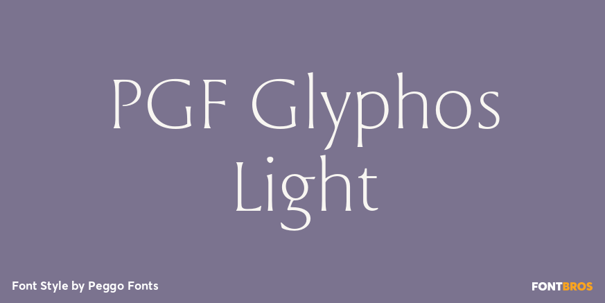 PGF Glyphos Light Poster