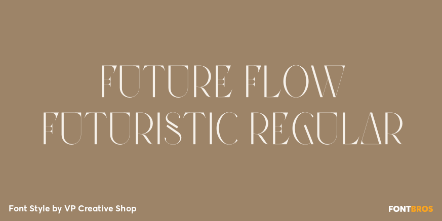 Future Flow Futuristic Regular Poster