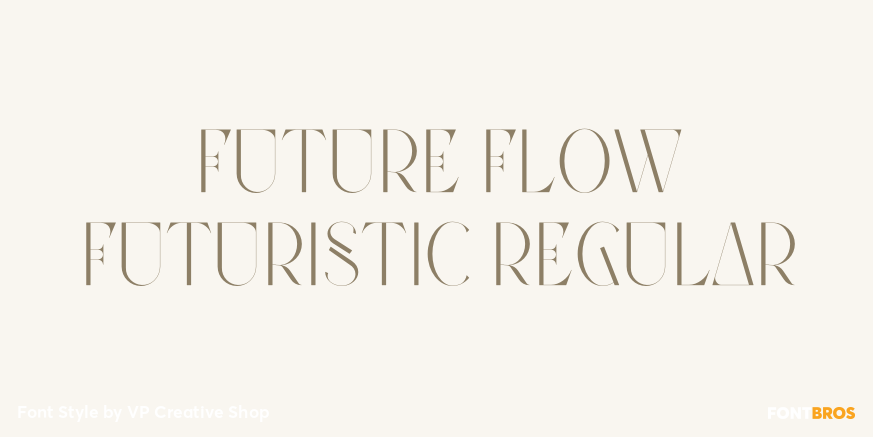 Future Flow Futuristic Regular Poster