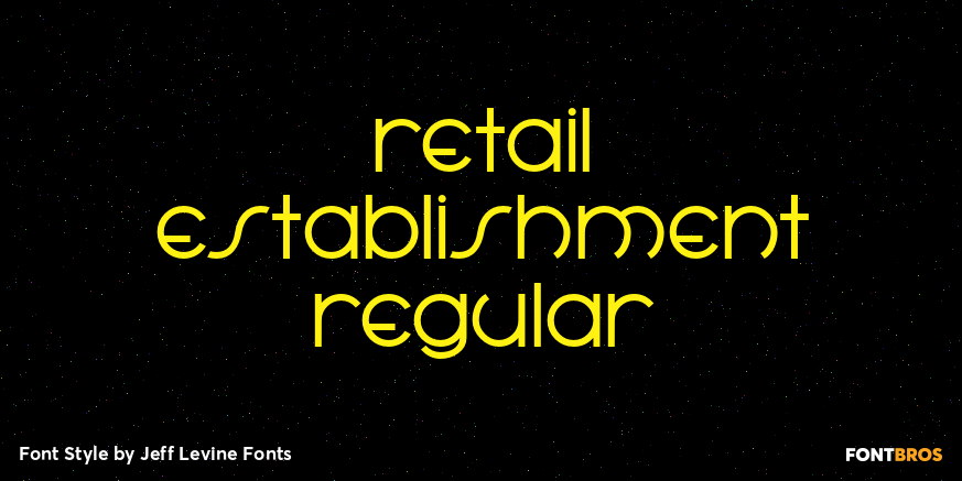 Retail Establishment Regular Poster