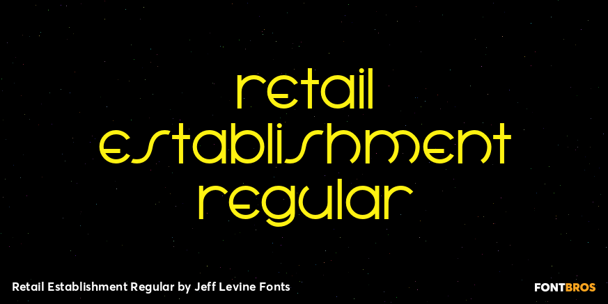 Retail Establishment Regular Poster