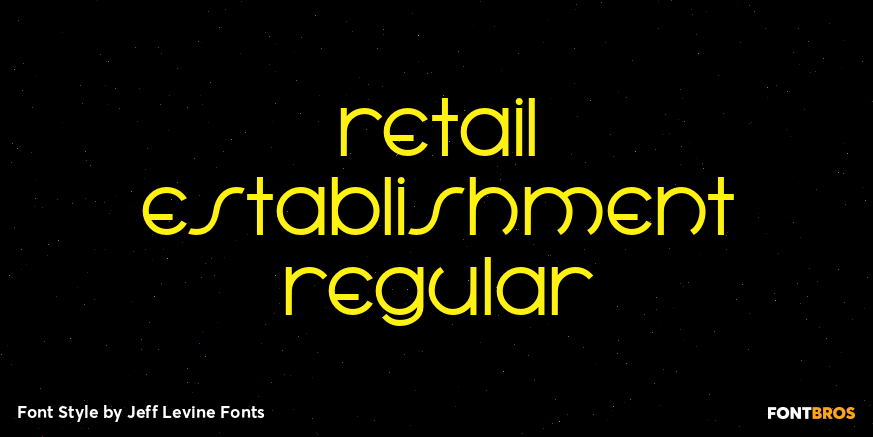 Retail Establishment Regular Poster